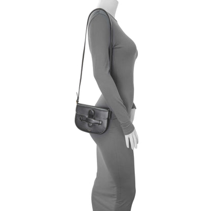 Exclusive Celine Black Smooth Calfskin Mini Symmetrical Bag — Alternate View 7