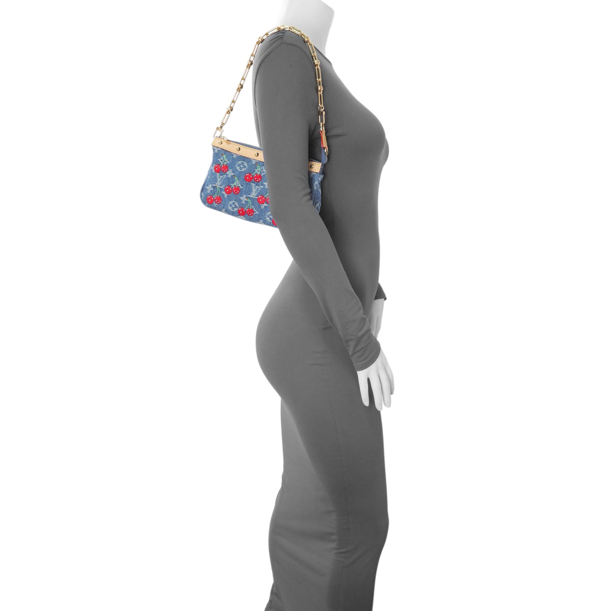 Exclusive Louis Vuitton X Takashi Murakami Cherry Pochette Accessories — Lifestyle View