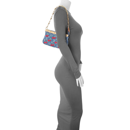 Exclusive Louis Vuitton X Takashi Murakami Cherry Pochette Accessories — Lifestyle View