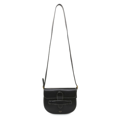 Exclusive Celine Black Smooth Calfskin Mini Symmetrical Bag — Front View