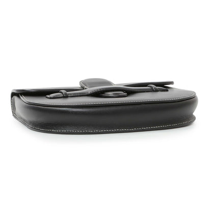 Exclusive Celine Black Smooth Calfskin Mini Symmetrical Bag — Back View