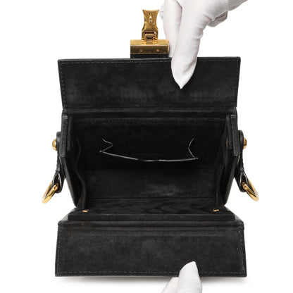 Exclusive Christian Dior Black Lambskin Dioraddict Lockbox — Alternate View 8