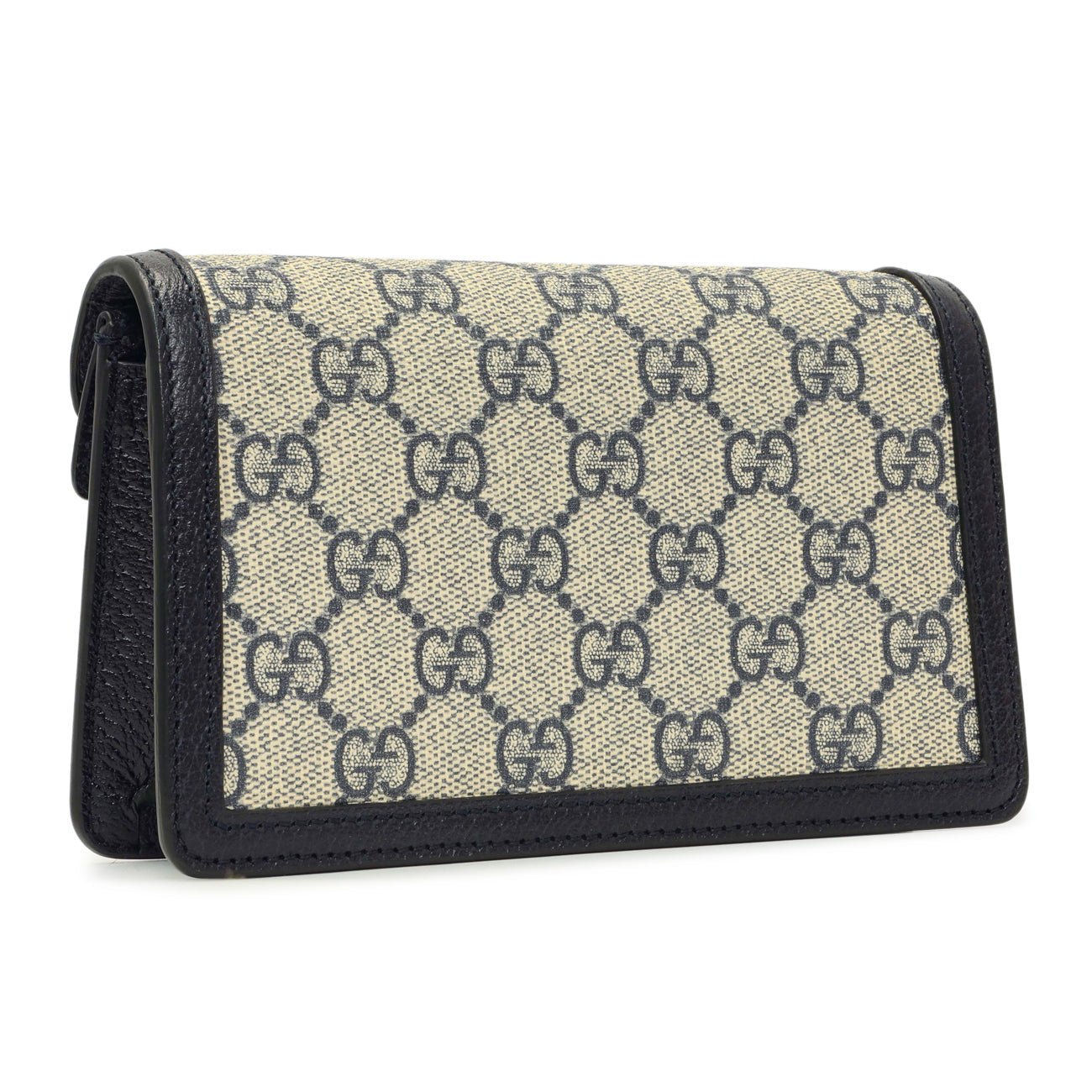 Exclusive Gucci Beige Blue GG Supreme Monogram Super Mini Dionysus — Side View