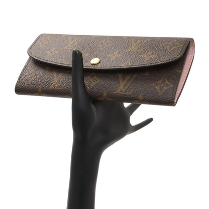Exclusive Louis Vuitton Rose Ballerine Monogram Emilie Wallet — Lifestyle View