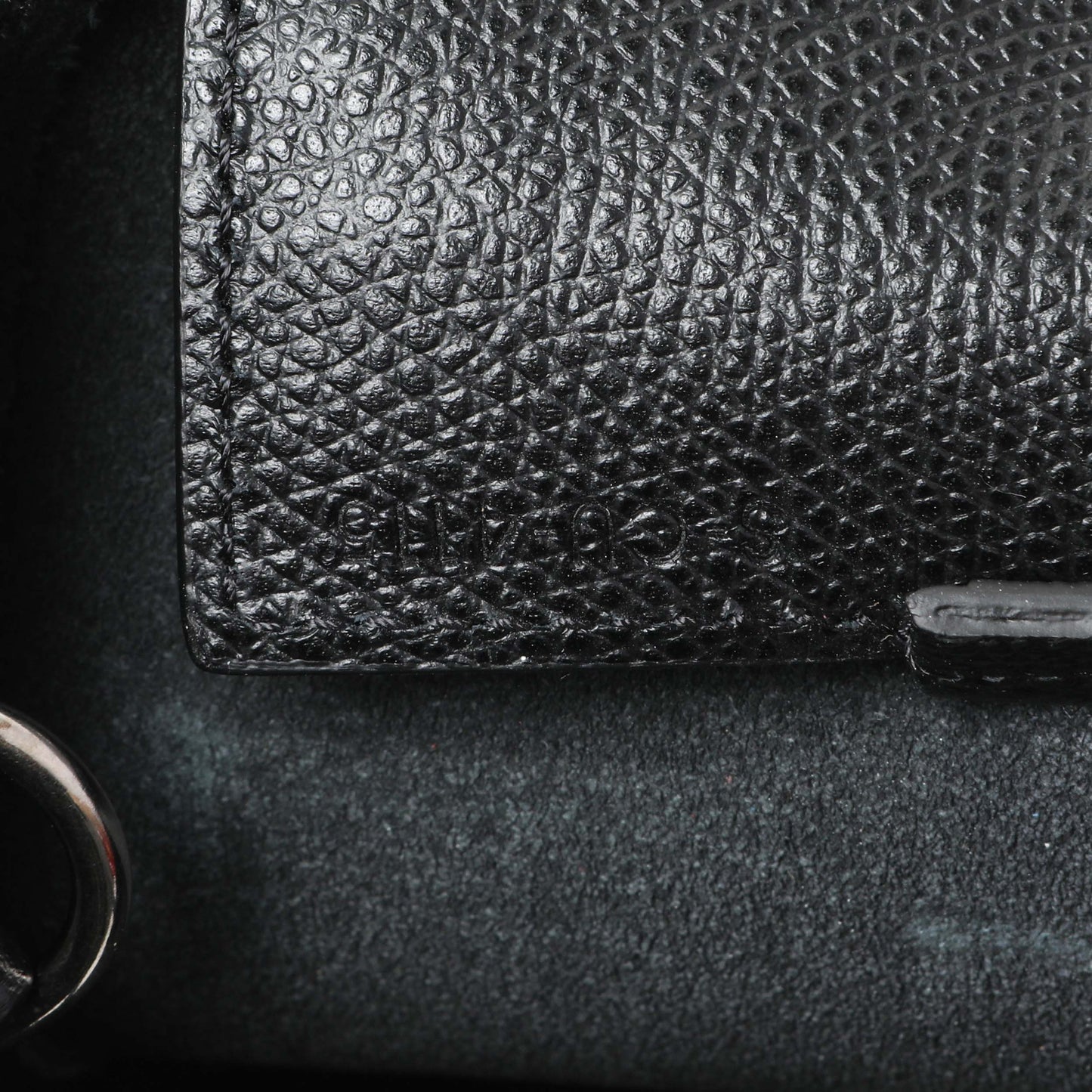 Exclusive Celine Black Grained Calfskin Small Vertical Cabas — Alternate View 10