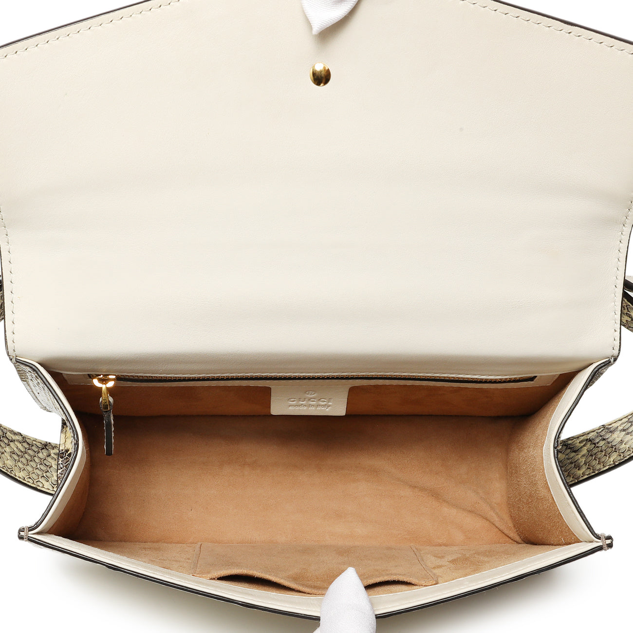 Exclusive Gucci Snakeskin Small Sylvie Shoulder Bag — Alternate View 8