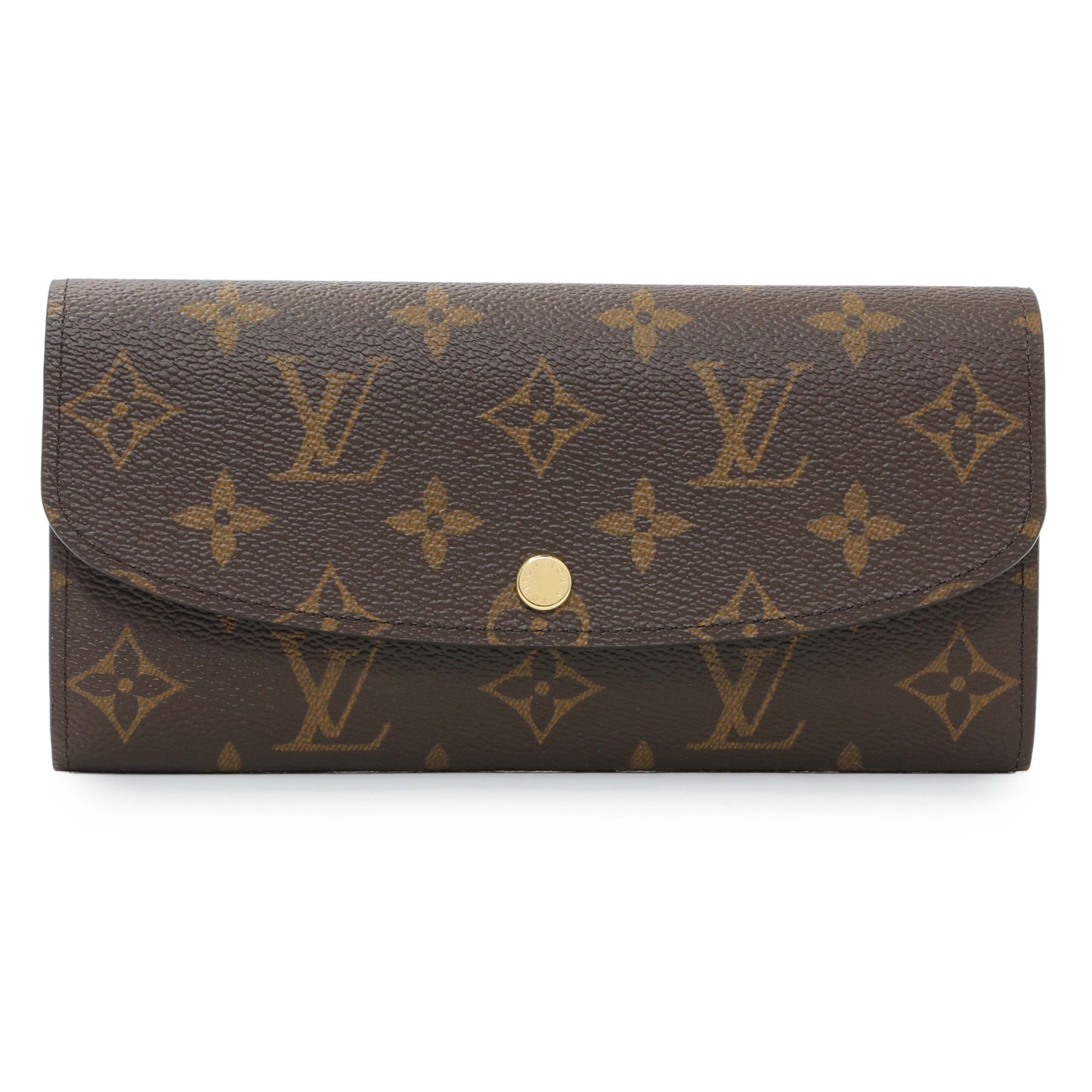 Exclusive Louis Vuitton Rose Ballerine Monogram Emilie Wallet — Front View