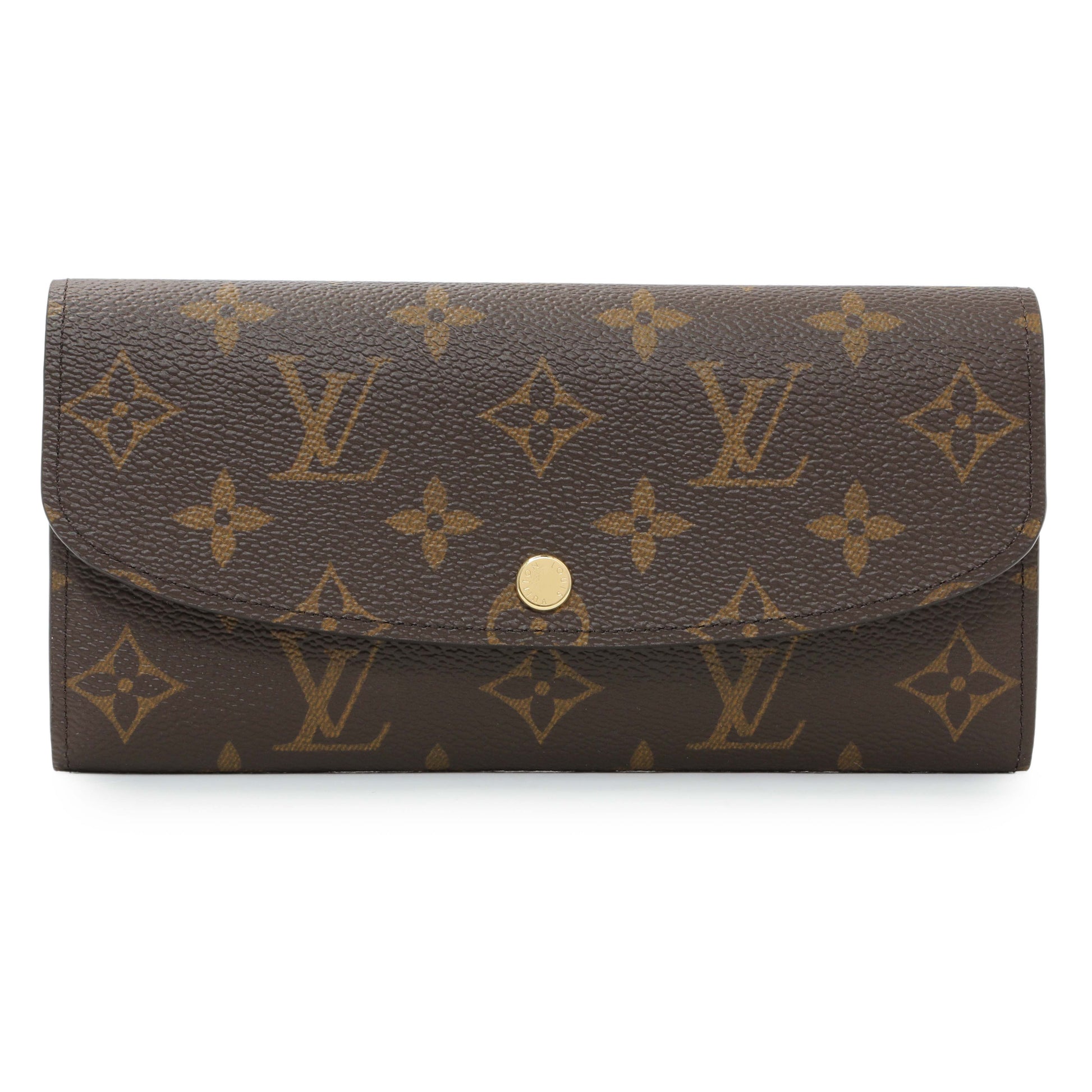 Exclusive Louis Vuitton Rose Ballerine Monogram Emilie Wallet — Front View