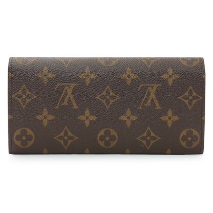 Exclusive Louis Vuitton Rose Ballerine Monogram Emilie Wallet — Side View