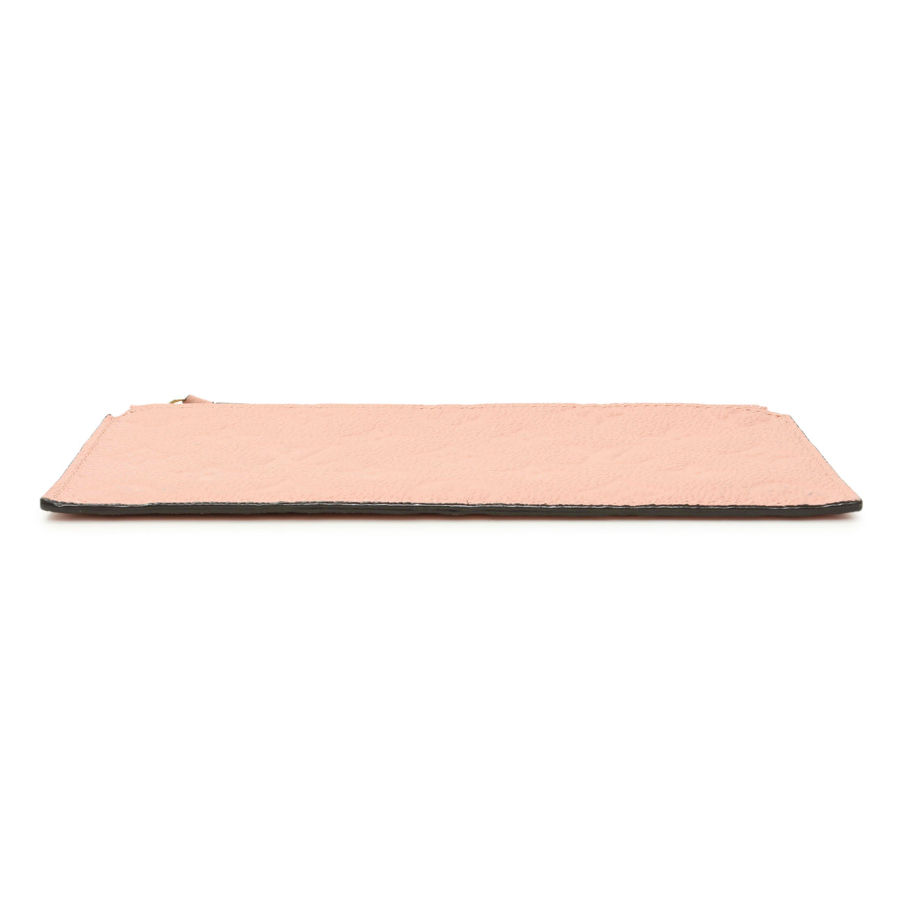 Exclusive Louis Vuitton Rose Poudre Empreinte Felicie Chain Wallet Zippered Insert — Back View