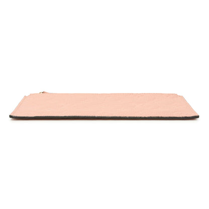 Exclusive Louis Vuitton Rose Poudre Empreinte Felicie Chain Wallet Zippered Insert — Back View