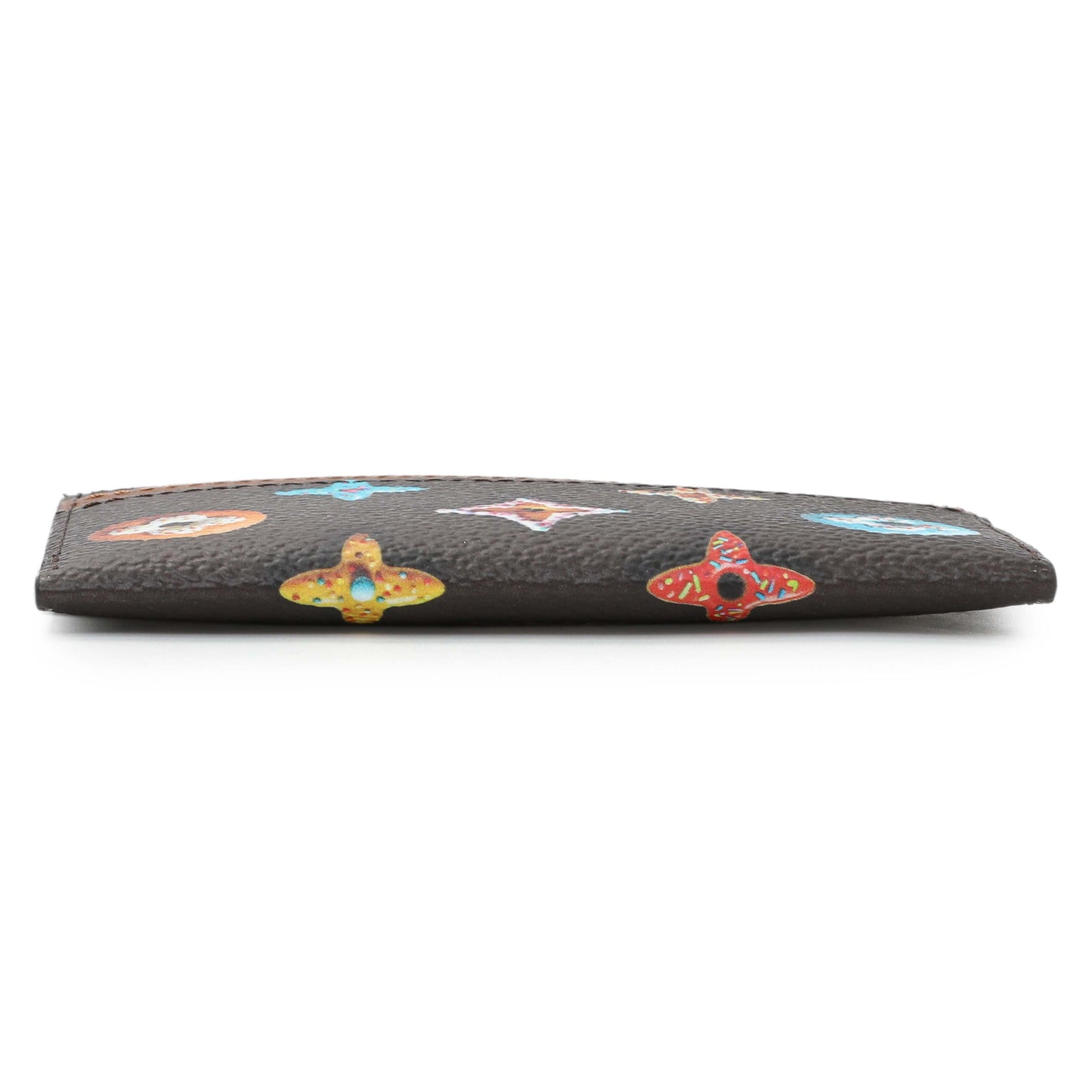 Exclusive Louis Vuitton Monogram Chocolate Donut Double Cardholder — Back View