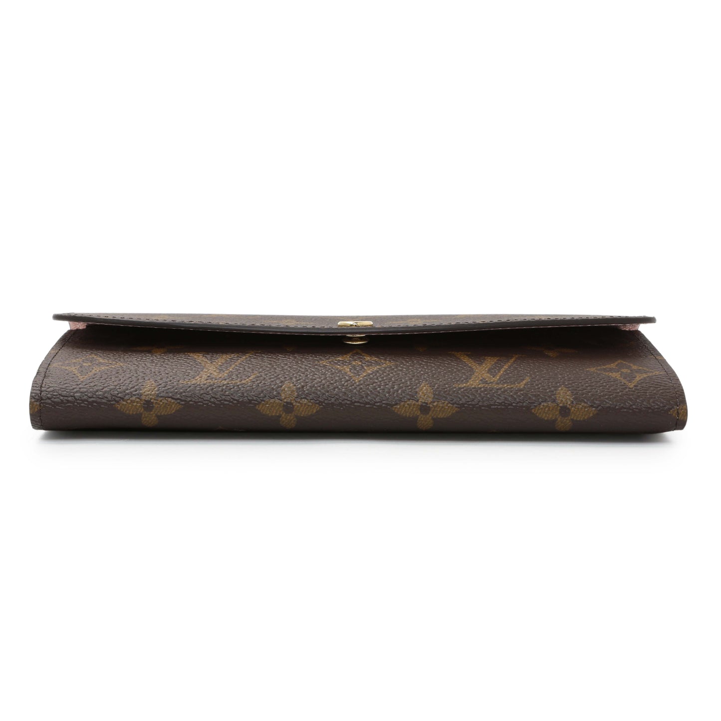 Exclusive Louis Vuitton Rose Ballerine Monogram Emilie Wallet — Back View