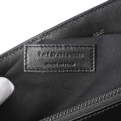 Exclusive Saint Laurent Black Calfskin Medium Loulou — Alternate View 7