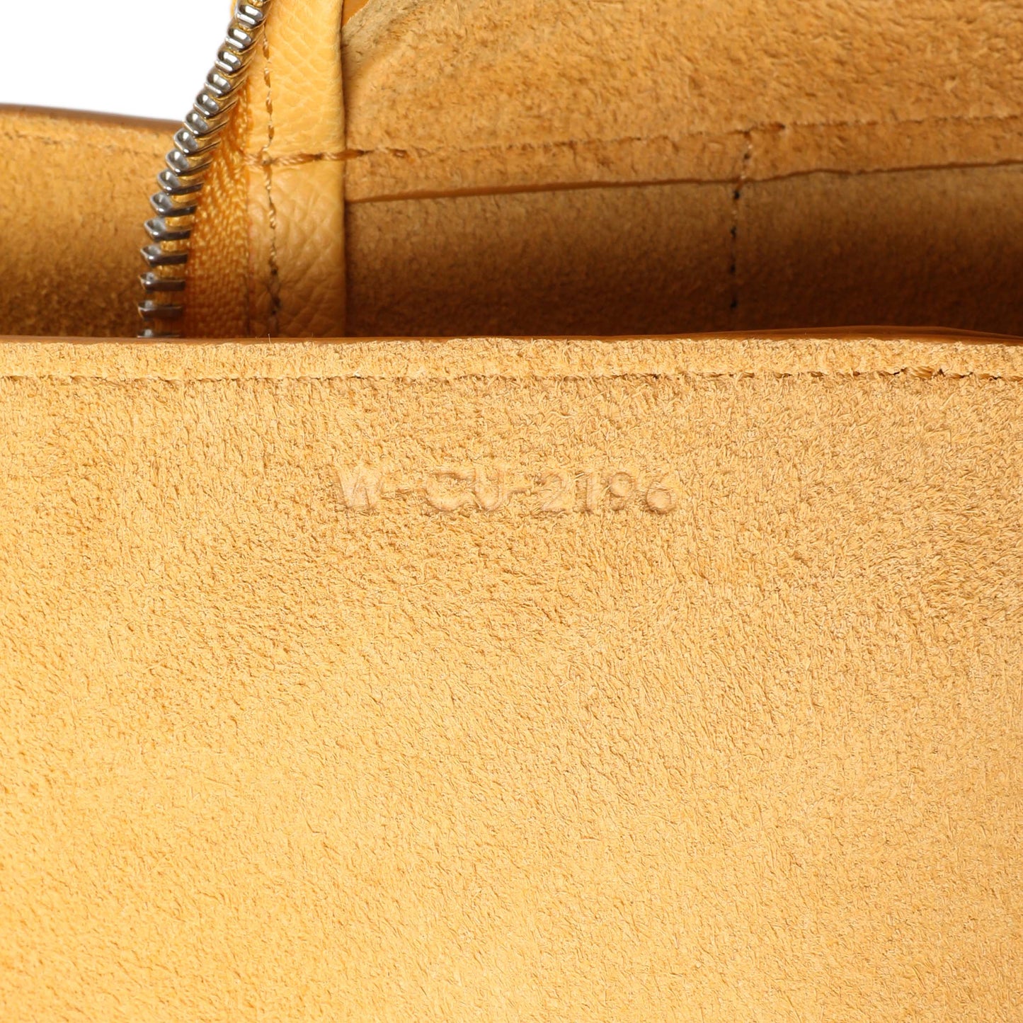 Exclusive Celine Yellow Grained Calfskin Mini Belt Bag — Alternate View 11