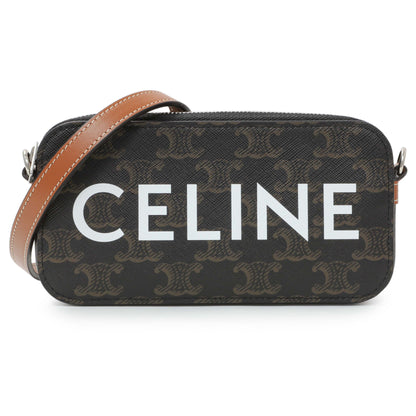 Exclusive Celine Triomphe Horizontal Pouch — Front View