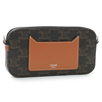 Exclusive Celine Triomphe Horizontal Pouch — Side View