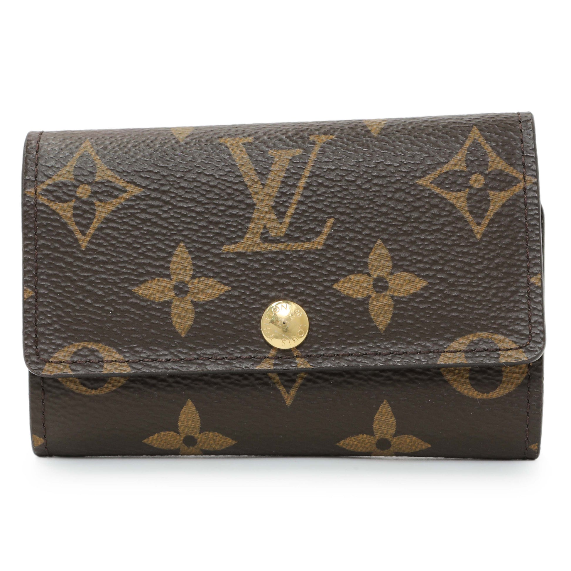 Exclusive Louis Vuitton Monogram 6 Key Holder — Front View