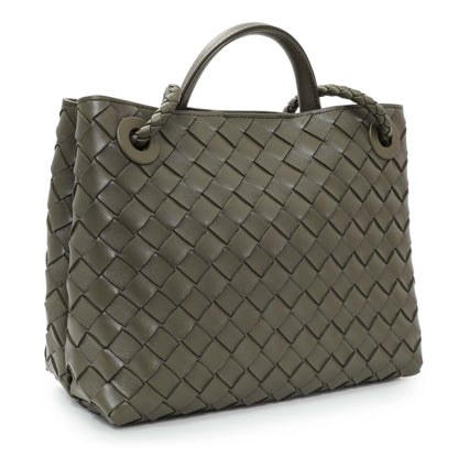 Exclusive Bottega Veneta Pickle Intrecciato Small Andiamo — Side View