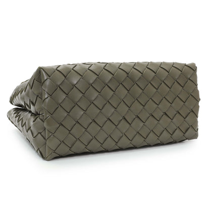 Exclusive Bottega Veneta Pickle Intrecciato Small Andiamo — Back View
