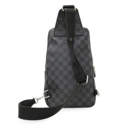 Exclusive Louis Vuitton Damier Graphite Avenue Sling — Side View