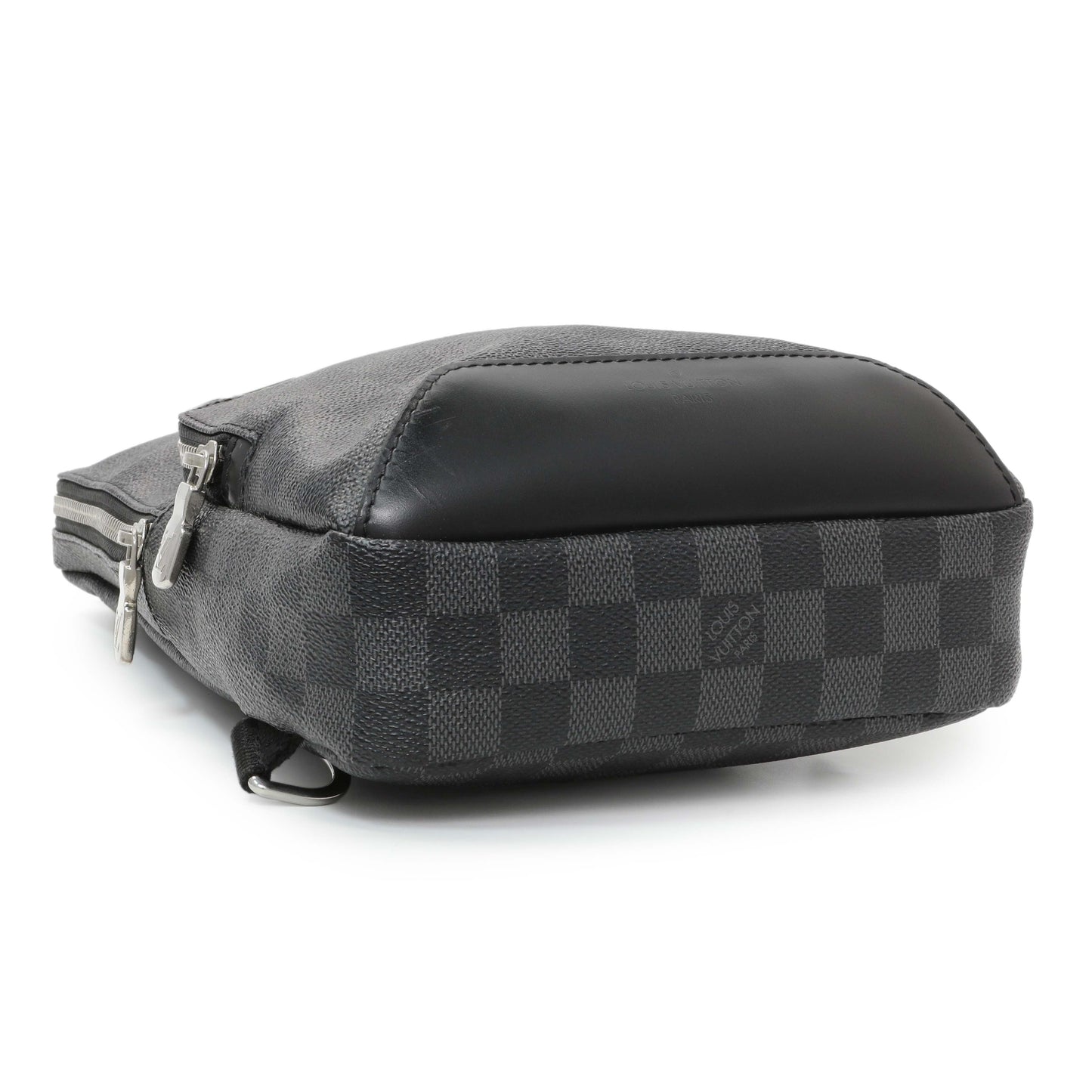 Exclusive Louis Vuitton Damier Graphite Avenue Sling — Back View
