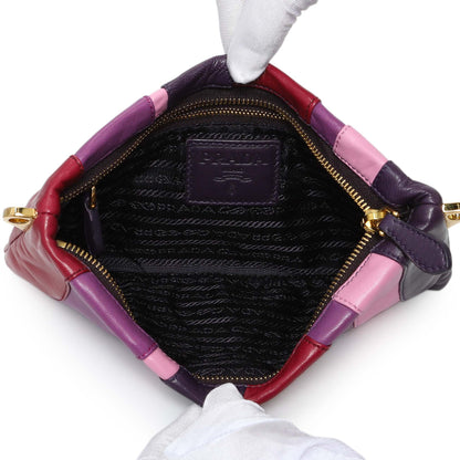 Exclusive Prada Multicolor Nappa Stripes Clutch — Lifestyle View