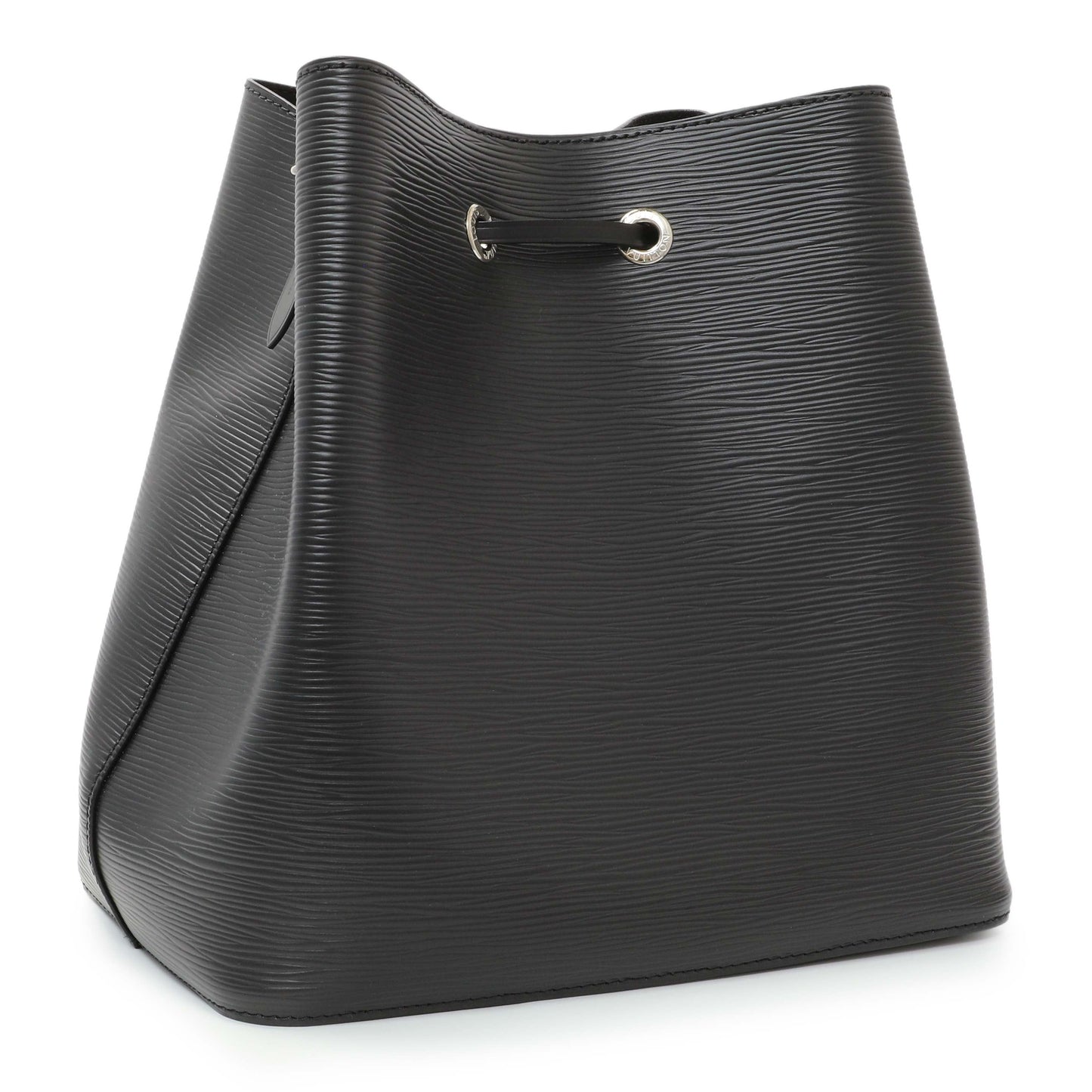 Exclusive Louis Vuitton Black Epi Neonoe MM — Side View