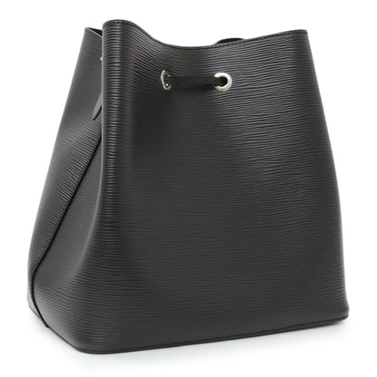 Exclusive Louis Vuitton Black Epi Neonoe MM — Side View
