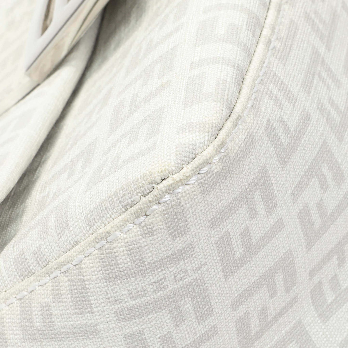 Exclusive Fendi White Mini Mama Baguette — Top View