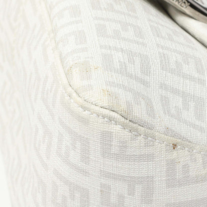 Exclusive Fendi White Mini Mama Baguette — Detail View