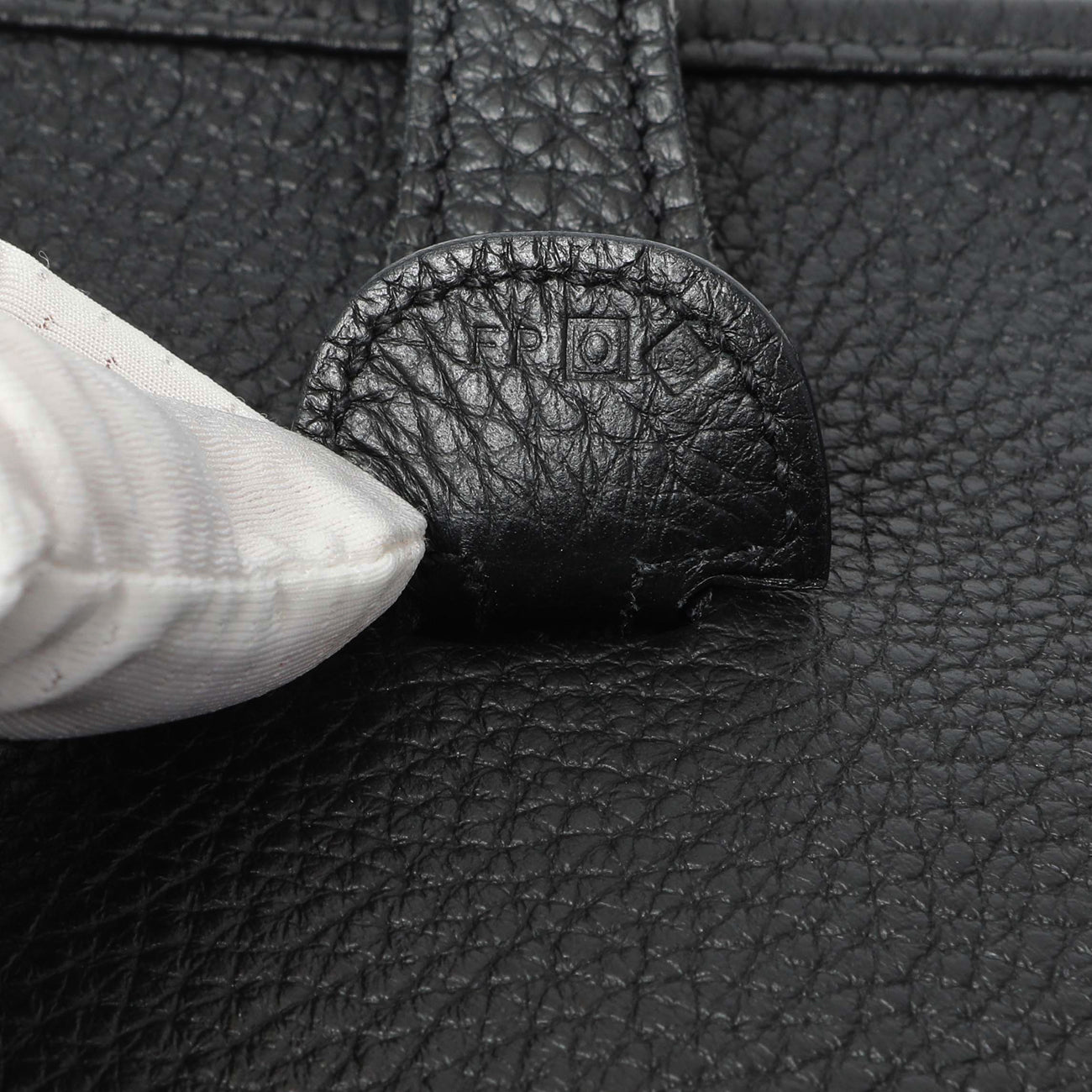 Exclusive Hermes Black Clemence Evelyne III PM — Lifestyle View