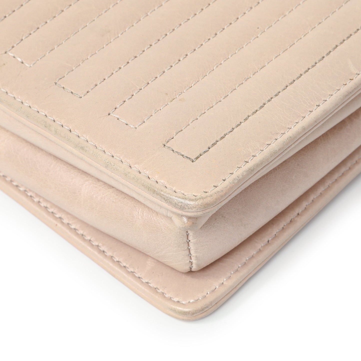 Exclusive Chanel Beige Quilted Calfskin Medium Korean Garden Flap — Lifestyle View