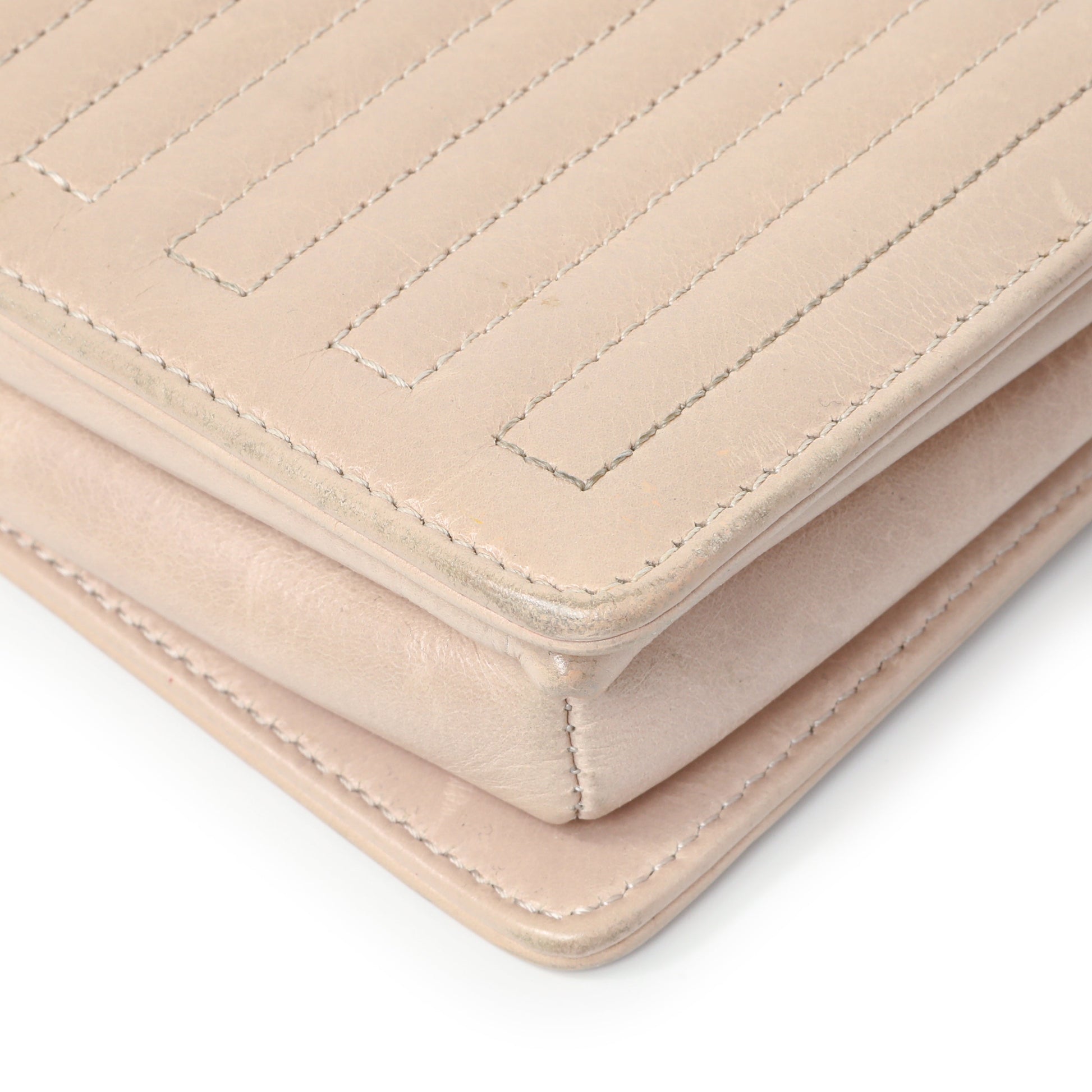 Exclusive Chanel Beige Quilted Calfskin Medium Korean Garden Flap — Lifestyle View
