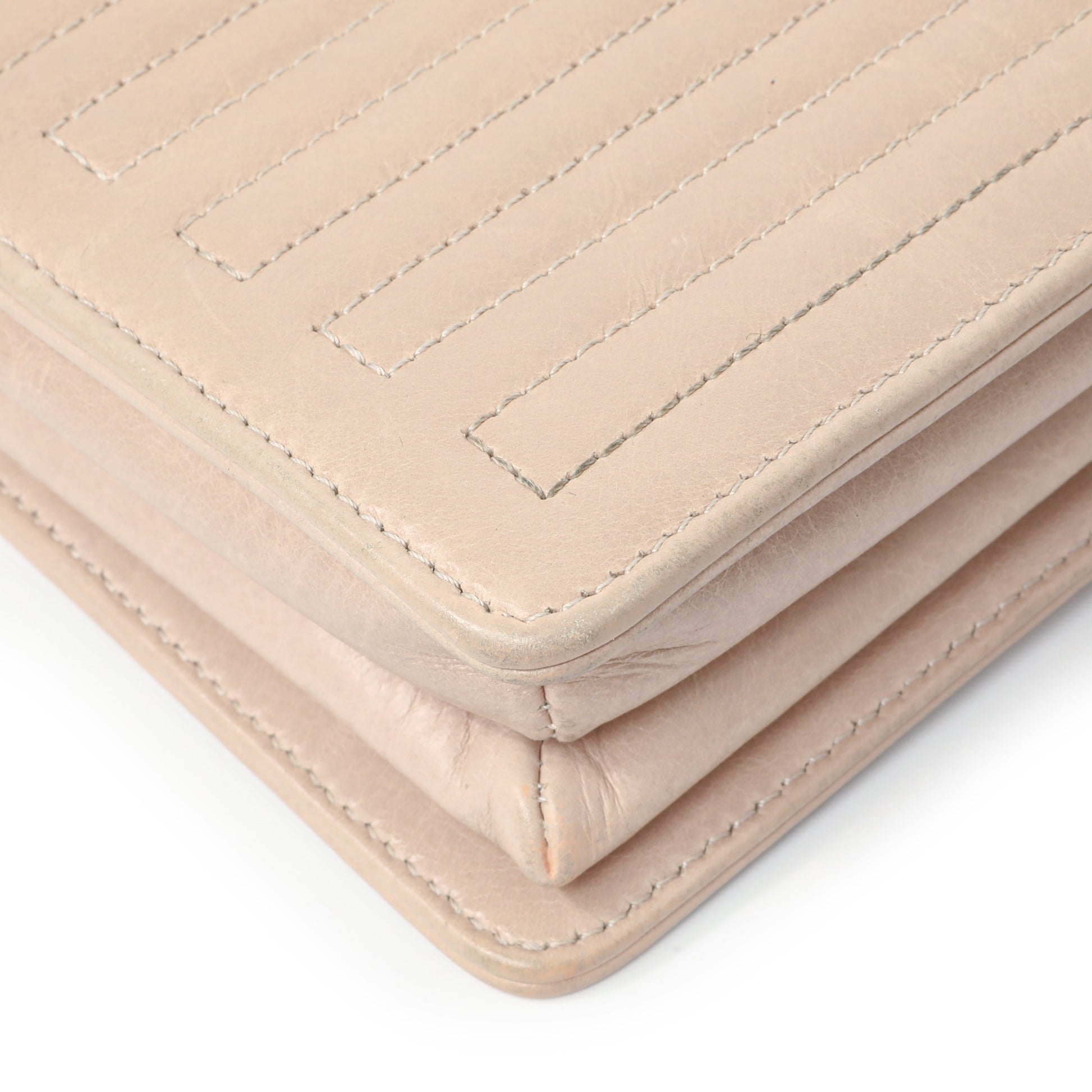 Exclusive Chanel Beige Quilted Calfskin Medium Korean Garden Flap — Alternate View 7