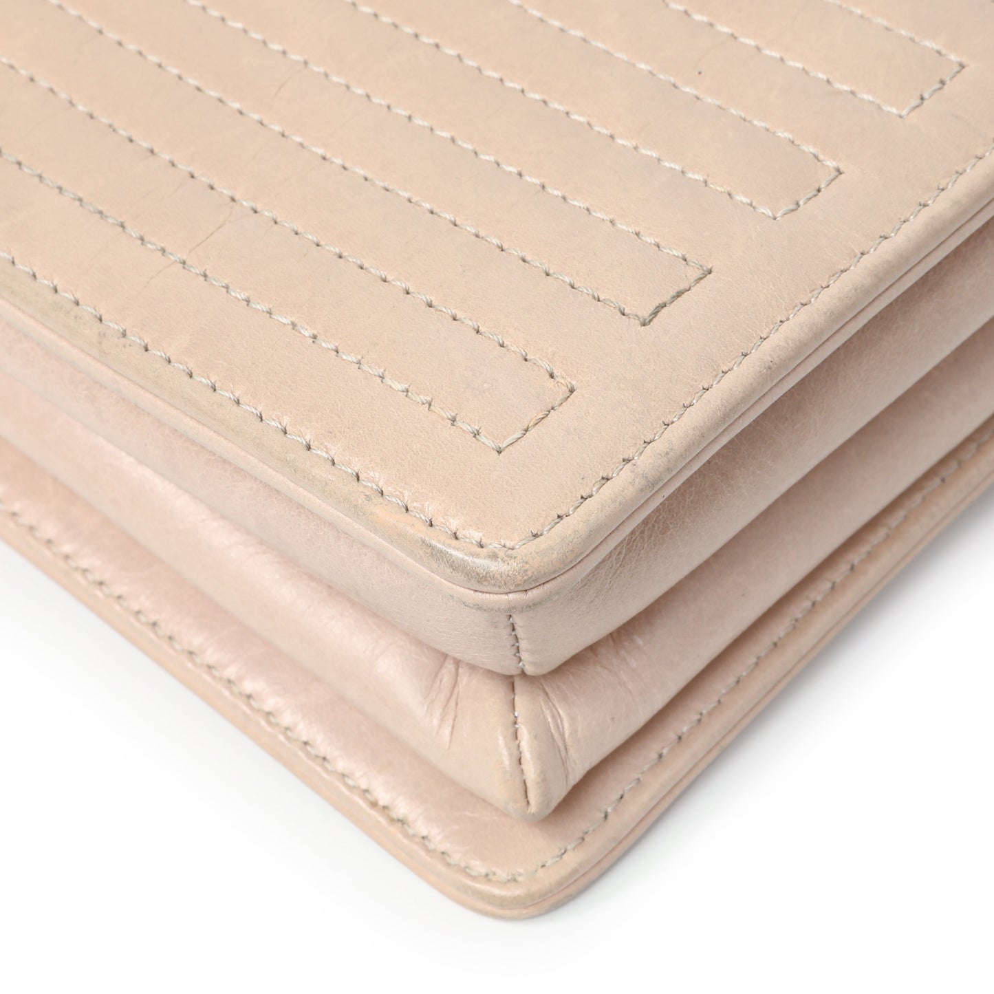 Exclusive Chanel Beige Quilted Calfskin Medium Korean Garden Flap — Alternate View 8