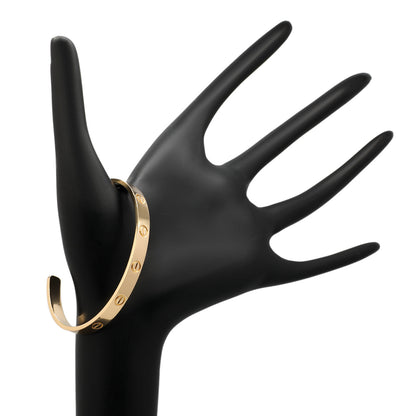 Exclusive Cartier 18K Yellow Gold Love Bracelet — Back View