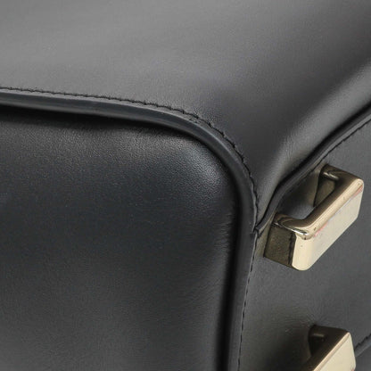 Exclusive Chloe Black Calfskin Nacha Shoulder Bag — Lifestyle View