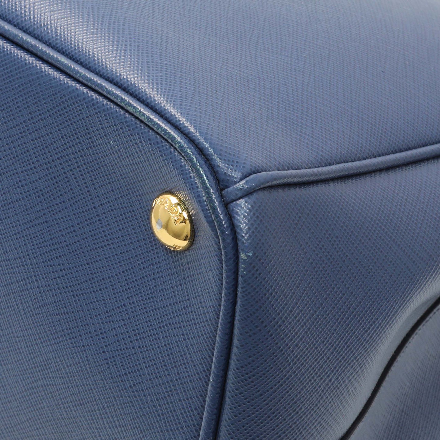 Exclusive Prada Blue Saffiano Medium Galleria Double Zip Tote — Alternate View 7