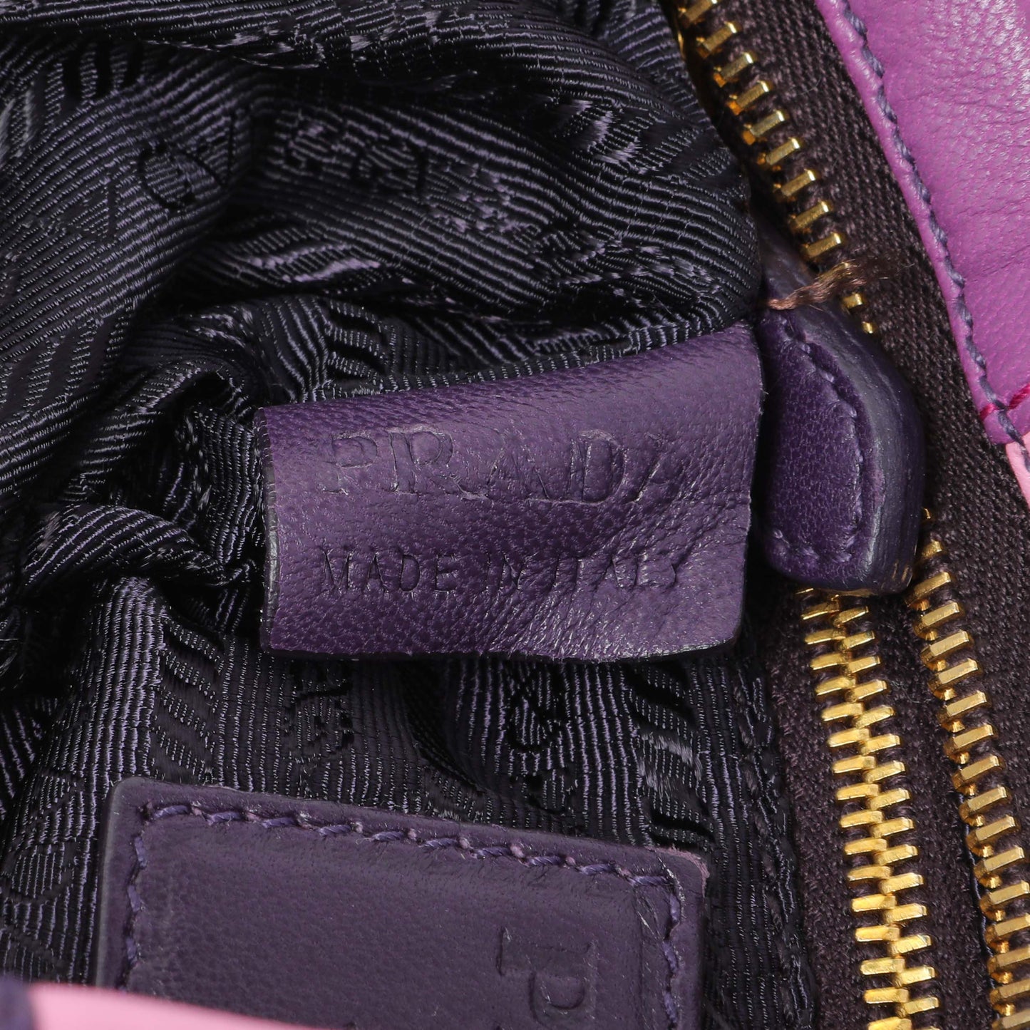 Exclusive Prada Multicolor Nappa Stripes Clutch — Alternate View 8