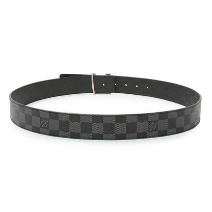 Exclusive Louis Vuitton Reversible Damier Infini LV Initiales 40mm Belt — Side View