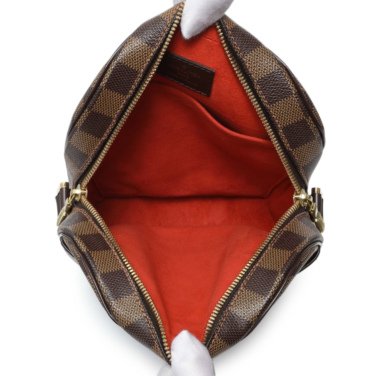 Exclusive Louis Vuitton Damier Ebene Ipanema PM — Top View