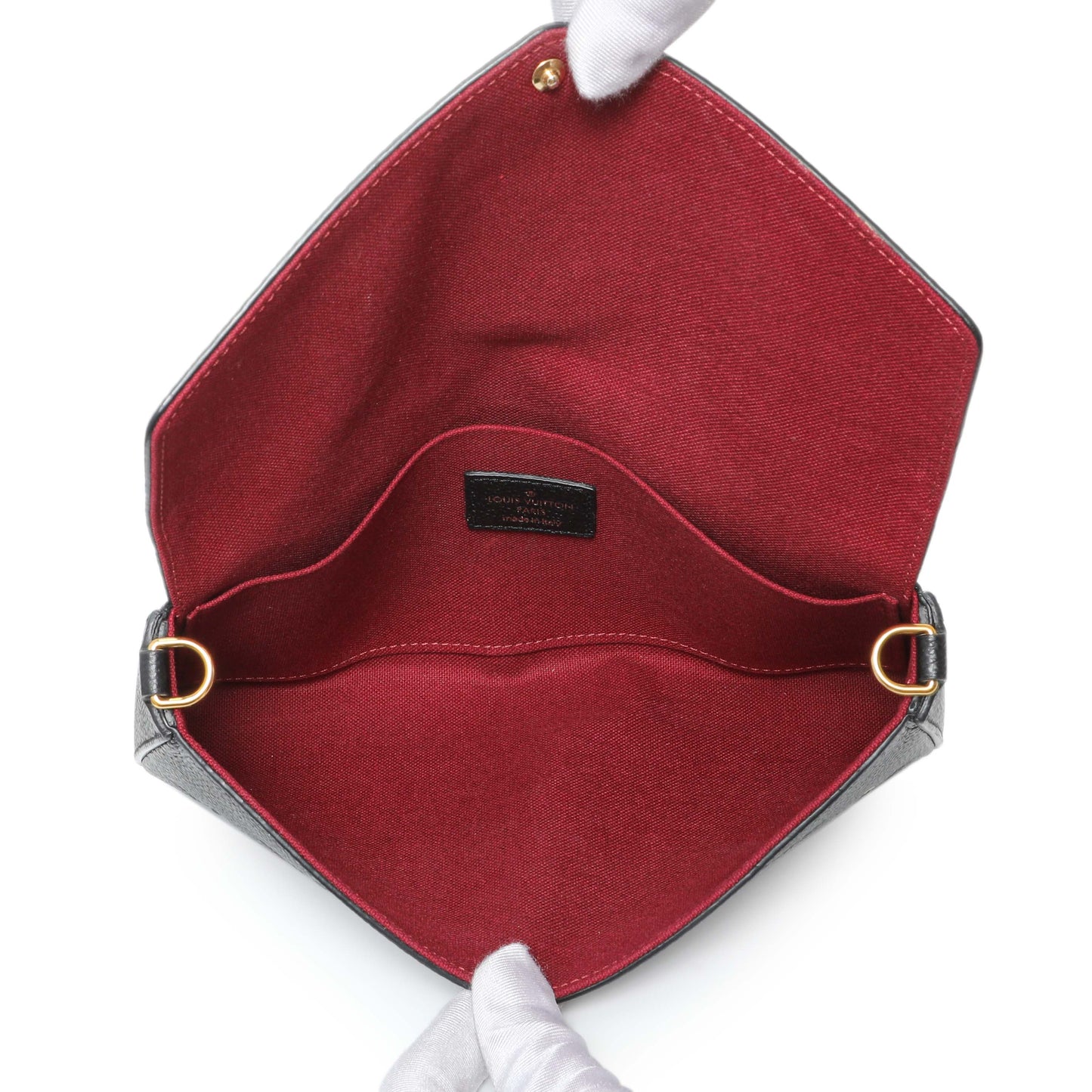 Exclusive Louis Vuitton Empreinte Monogram Giant Felicie Pochette — Top View