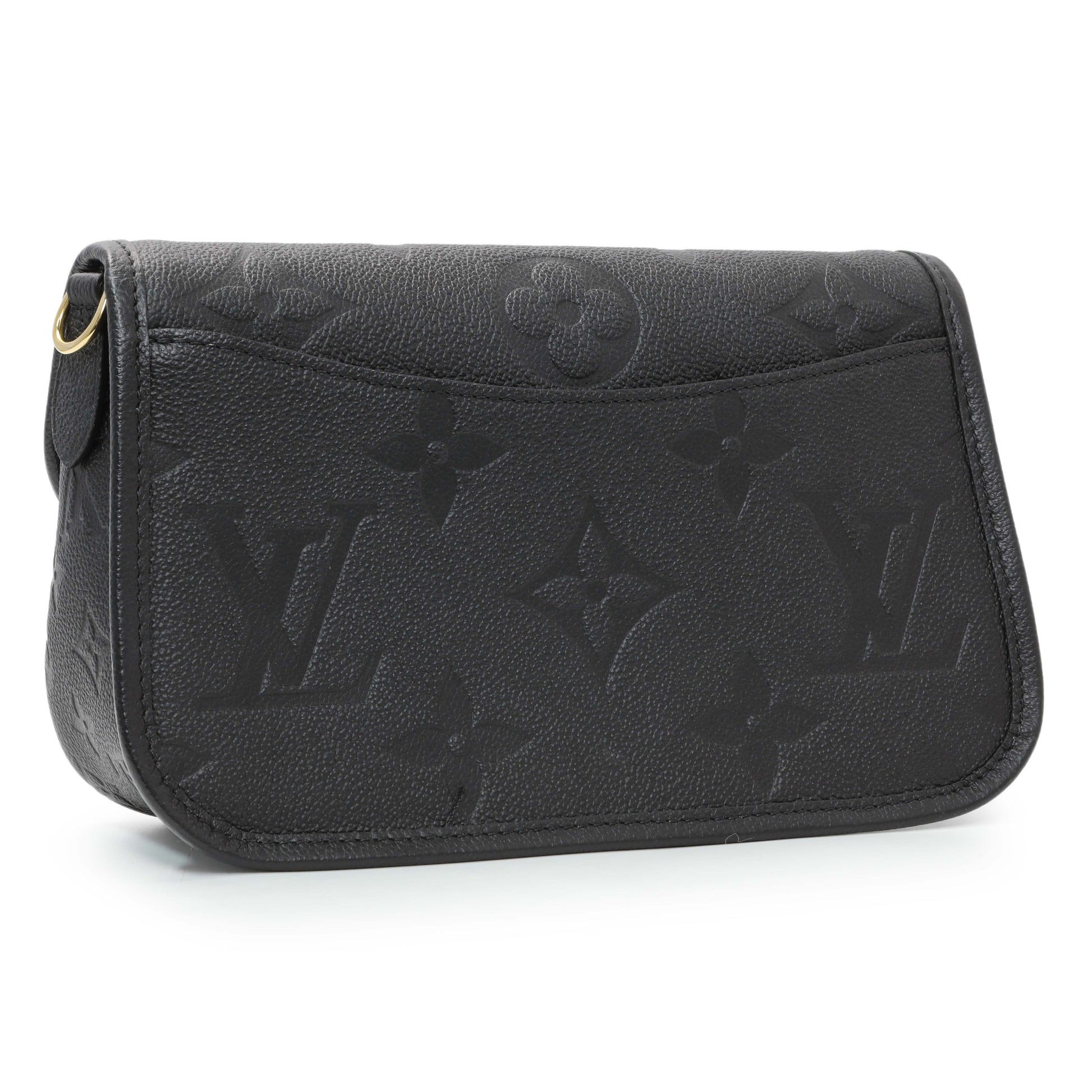 Exclusive Louis Vuitton Empreinte Monogram Giant Diane Black — Side View