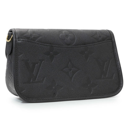 Exclusive Louis Vuitton Empreinte Monogram Giant Diane Black — Side View