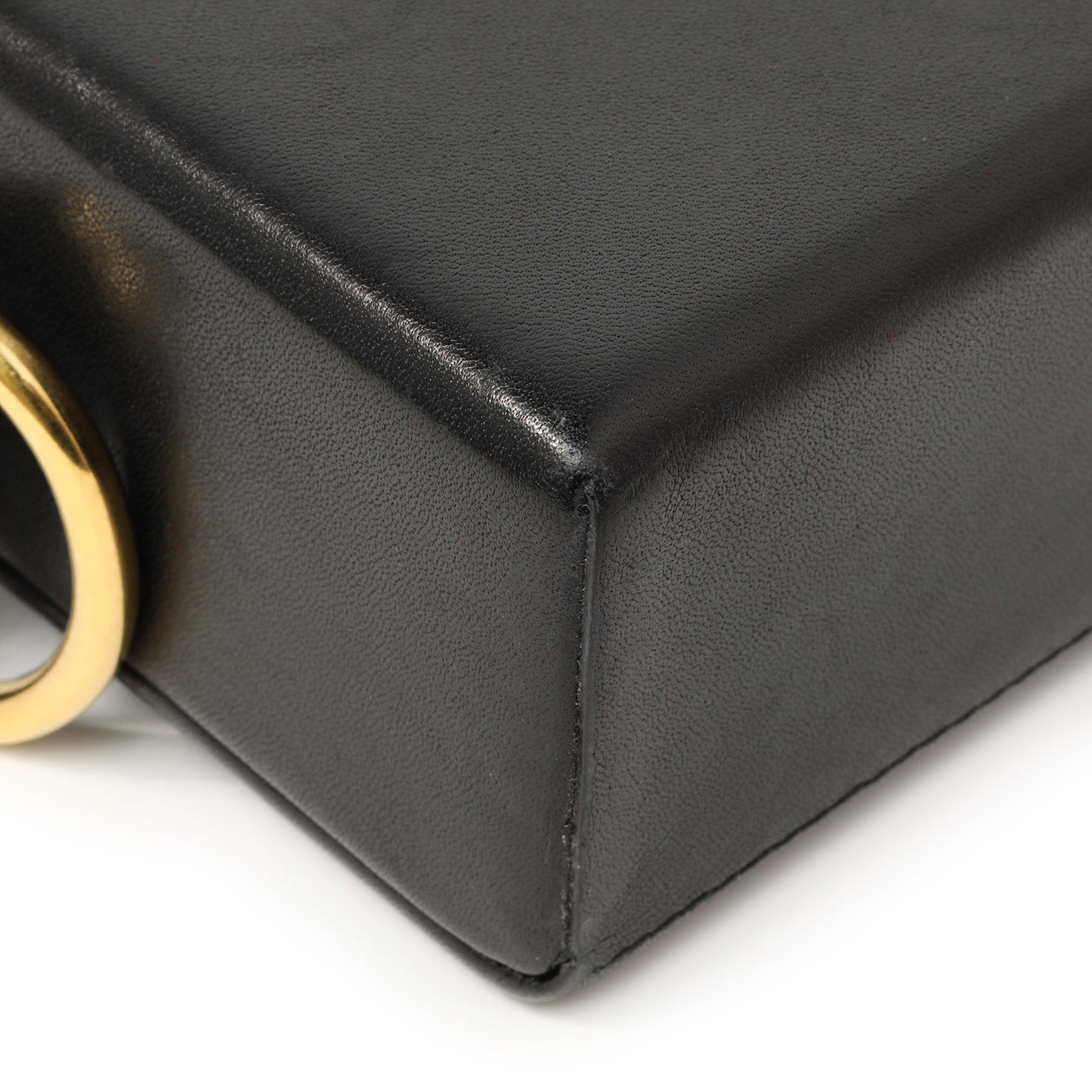 Exclusive Christian Dior Black Lambskin Dioraddict Lockbox — Lifestyle View