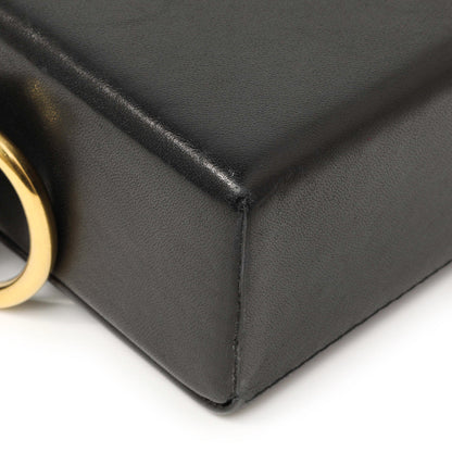 Exclusive Christian Dior Black Lambskin Dioraddict Lockbox — Lifestyle View