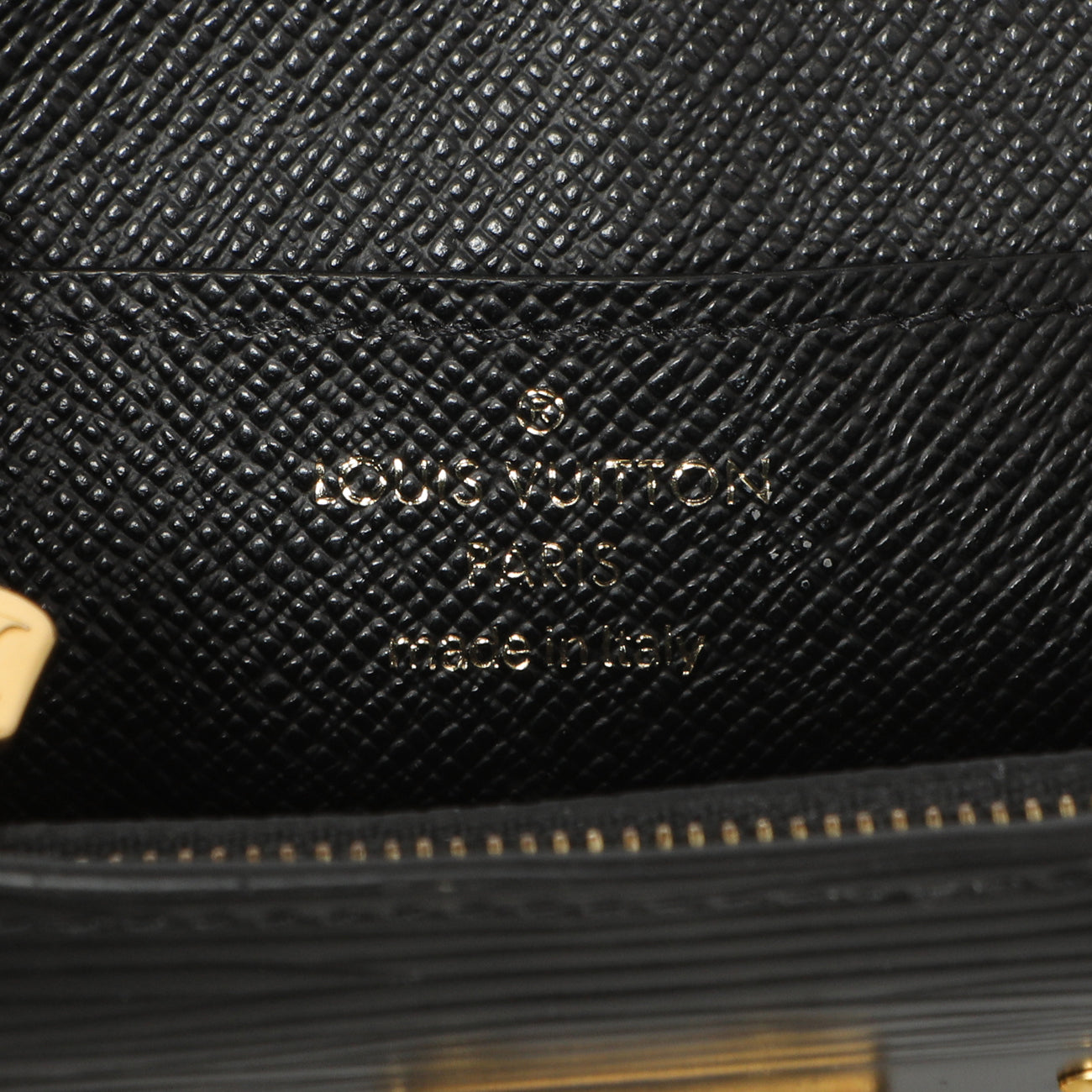 Exclusive Louis Vuitton Black Epi Leather Trunk Multicartes Key Chain and Bag Charm — Detail View