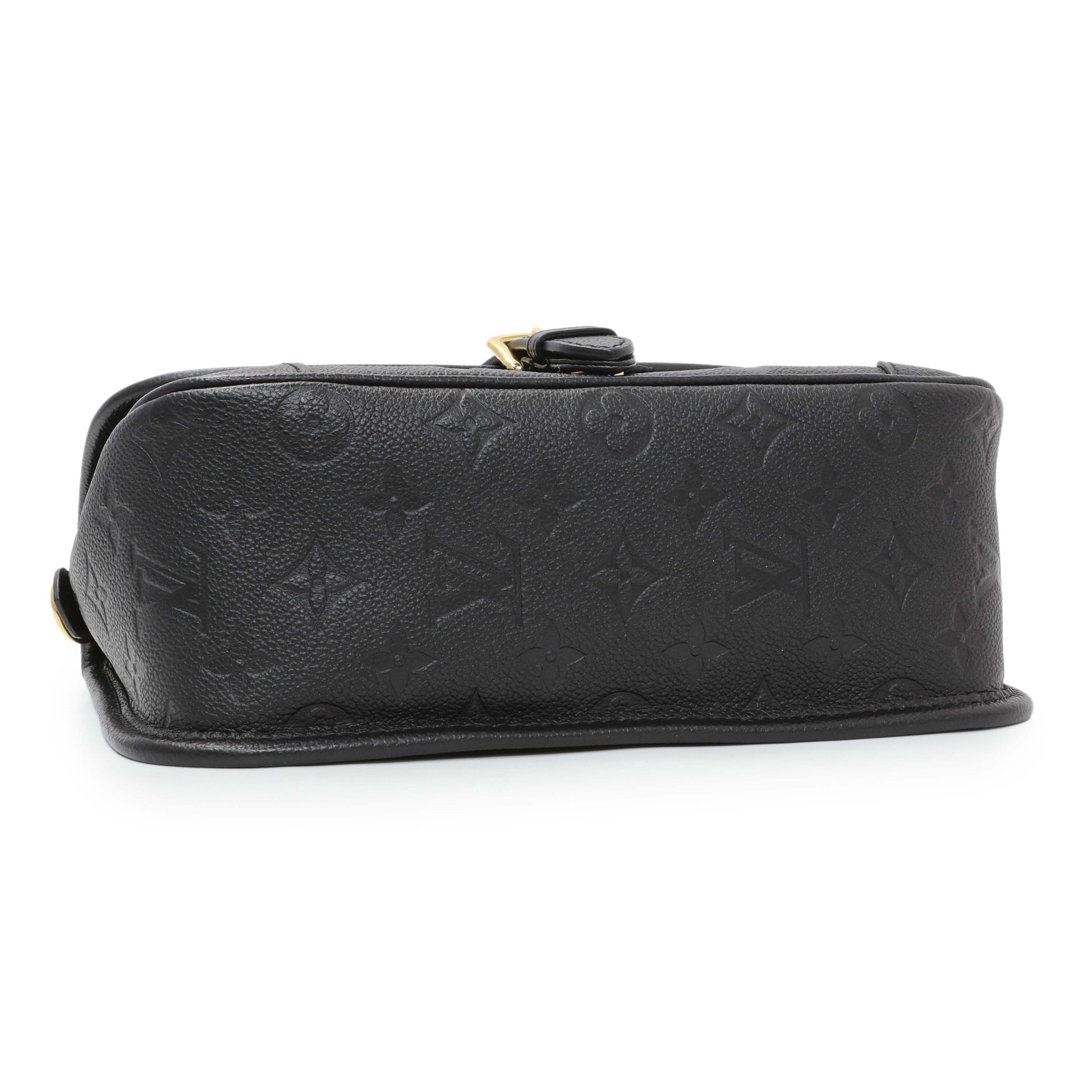 Exclusive Louis Vuitton Empreinte Monogram Giant Diane Black — Back View