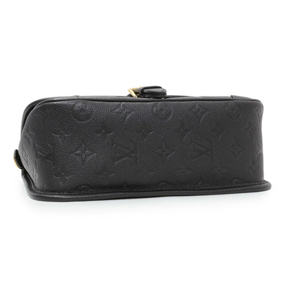Exclusive Louis Vuitton Empreinte Monogram Giant Diane Black — Back View